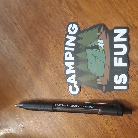 Camping is Fun Sticker - Picture 2 of 2